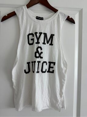 Popular Basics White T-Shirt with Black Label